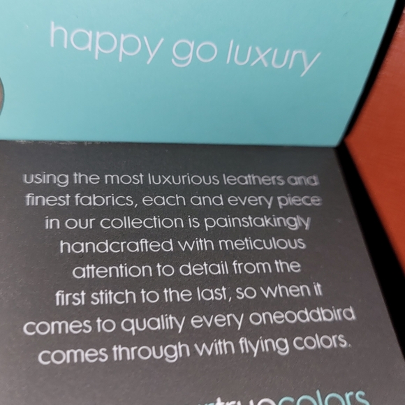 ONEODDBIRD The Lorikeet Saffiano Leather Handbag RED/YELLOW, BENEFITS AUTISM NWT - Picture 8 of 9